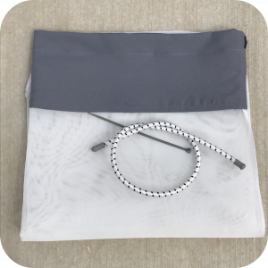 Clear Pool Bag 400 Micron Bag- Slate