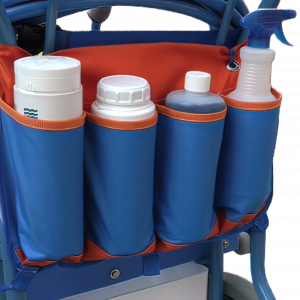 Clear Pool Bottle Caddy